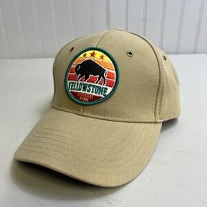 National Park Foundation Yellowstone Bison Cap Adult Beige